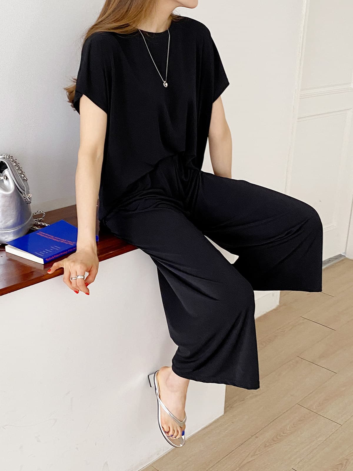 Vivid SET (Summer Set Cool Fabric Daily Tracksuit) - 이미지 2
