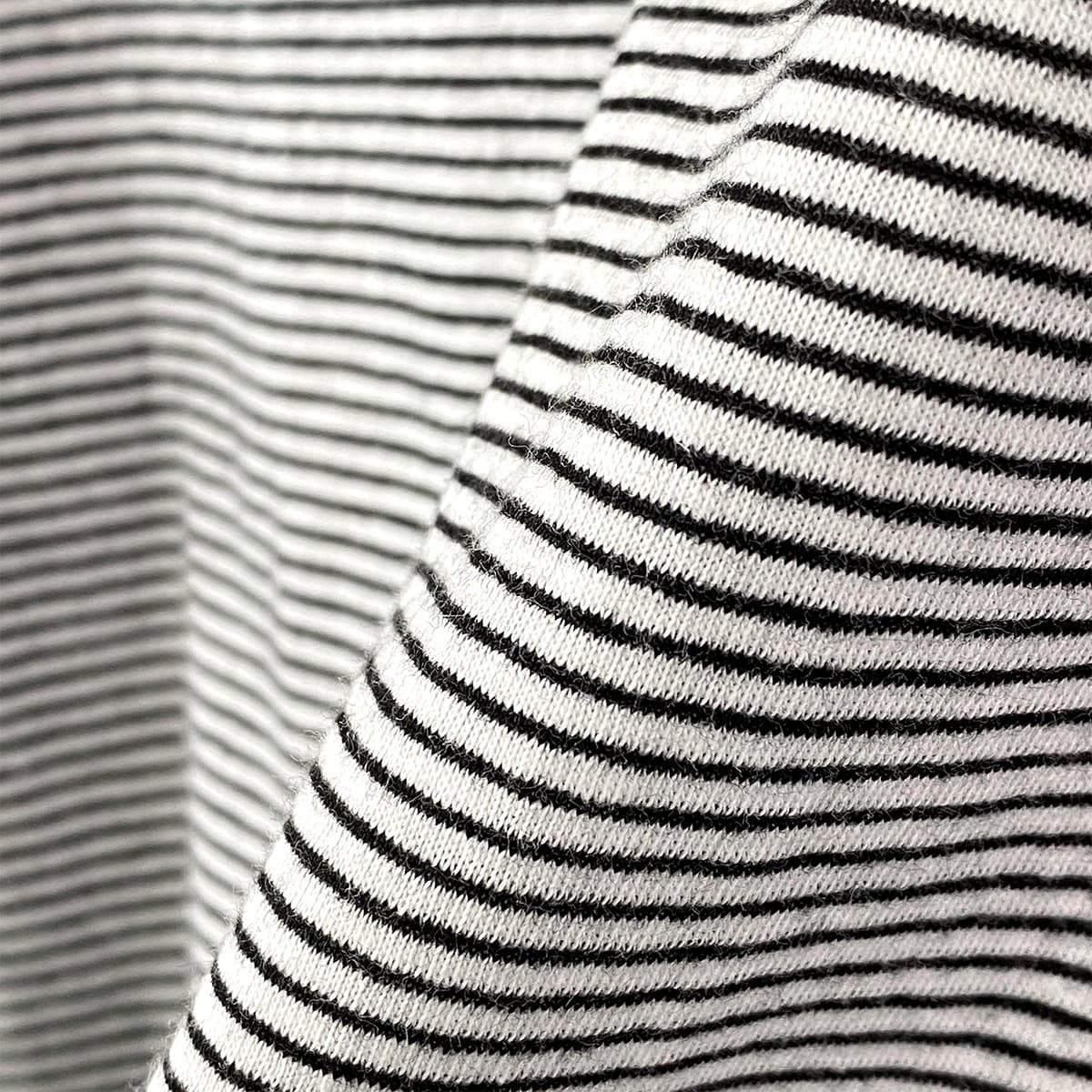 Milk Striped T-shirt (Basic Striped T-shirt, Round Neck, Semi-formal) - 이미지 10