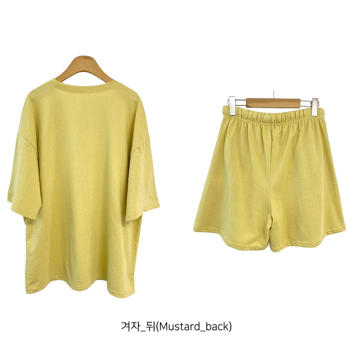 Love SET (Summer Plus Size Tracksuit Set, Short Sleeve and Shorts) - 이미지 7