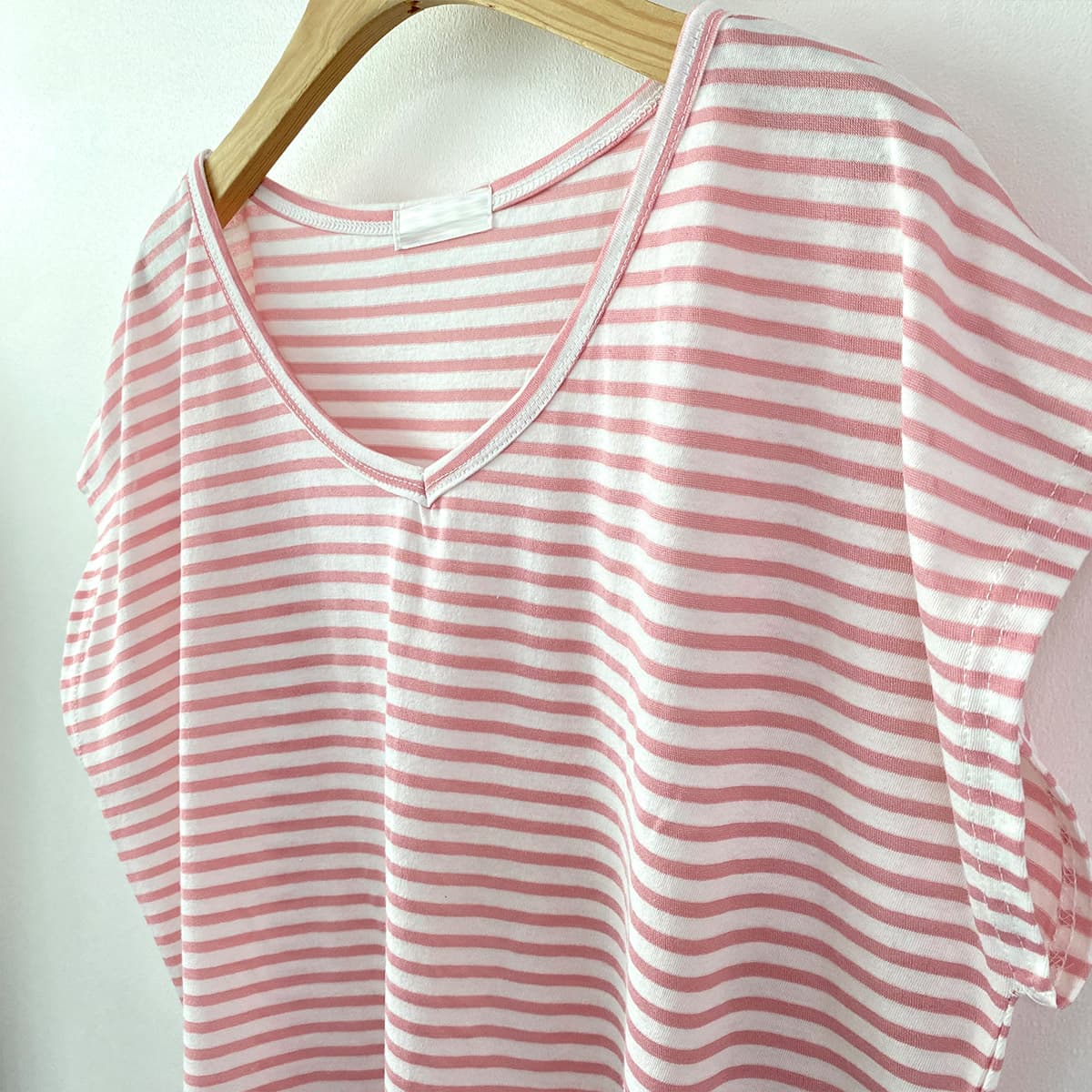 Marine Sleeveless (Cap Sleeve Sleeveless Striped V-Neck Loose Fit Sleeveless Summer Marine Look) - 이미지 15