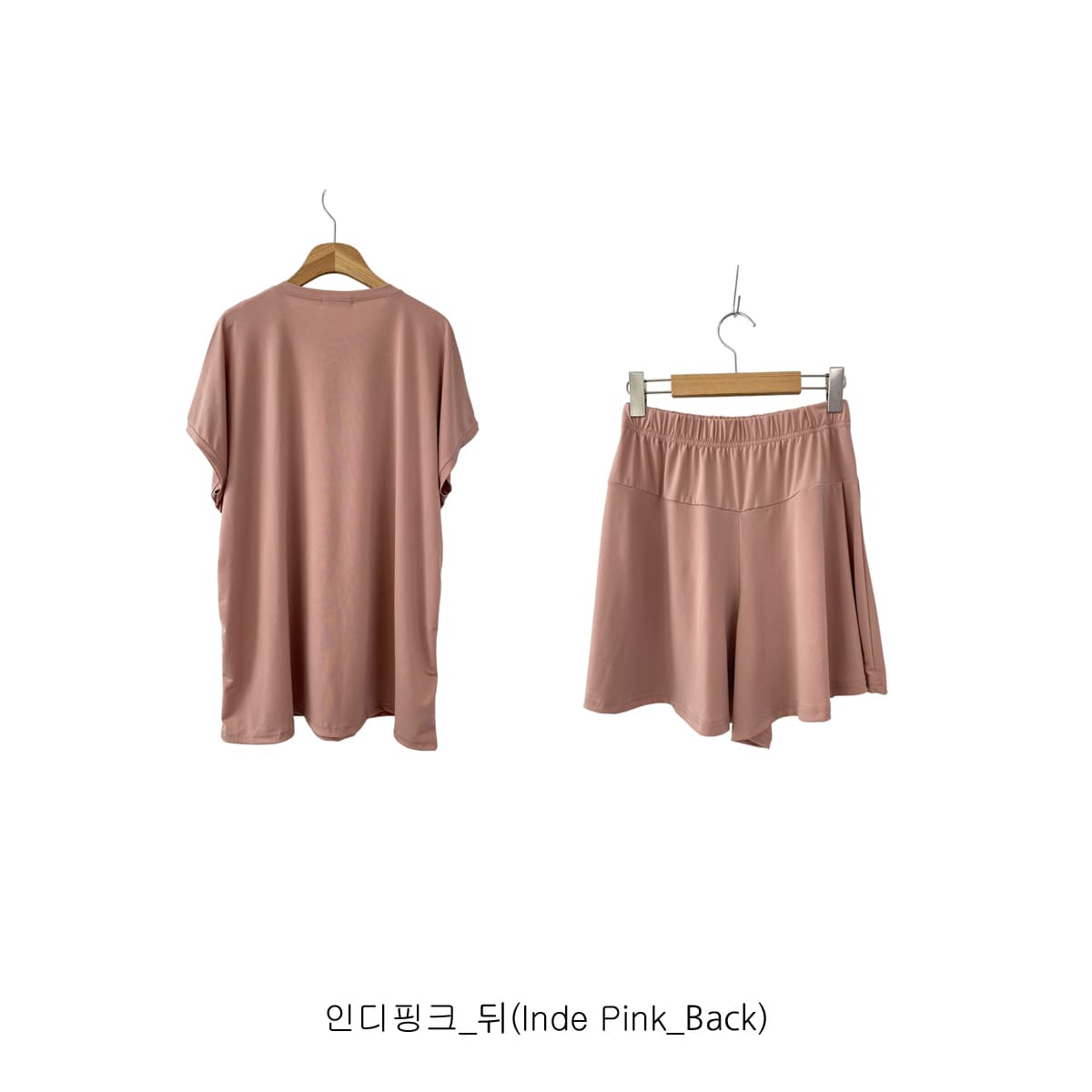Flowy Skirt-Pants Set (Rayon Loose Fit Set Cool Fabric) - 이미지 8