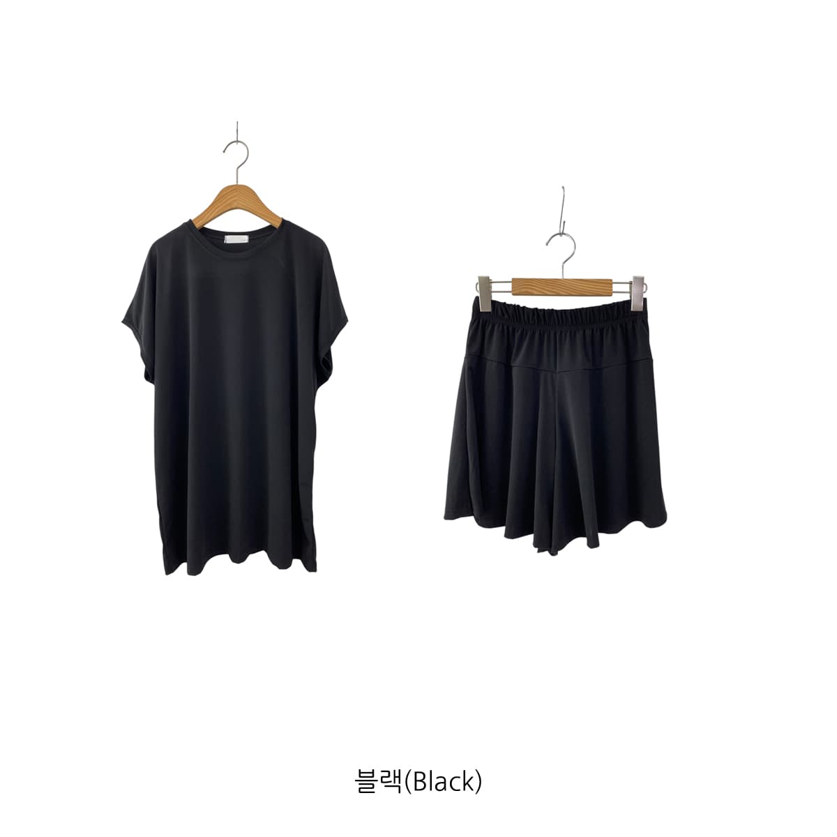 Flowy Skirt-Pants Set (Rayon Loose Fit Set Cool Fabric) - 이미지 10