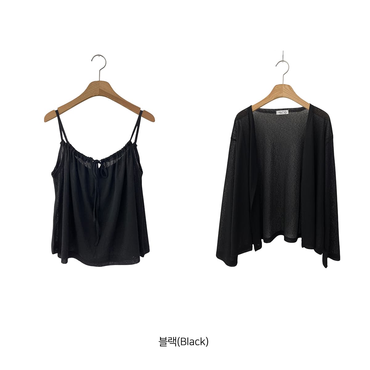Darling Sleeveless Cardigan SET (Two-piece Set-up Delicate Fit Summer Set) - 이미지 11