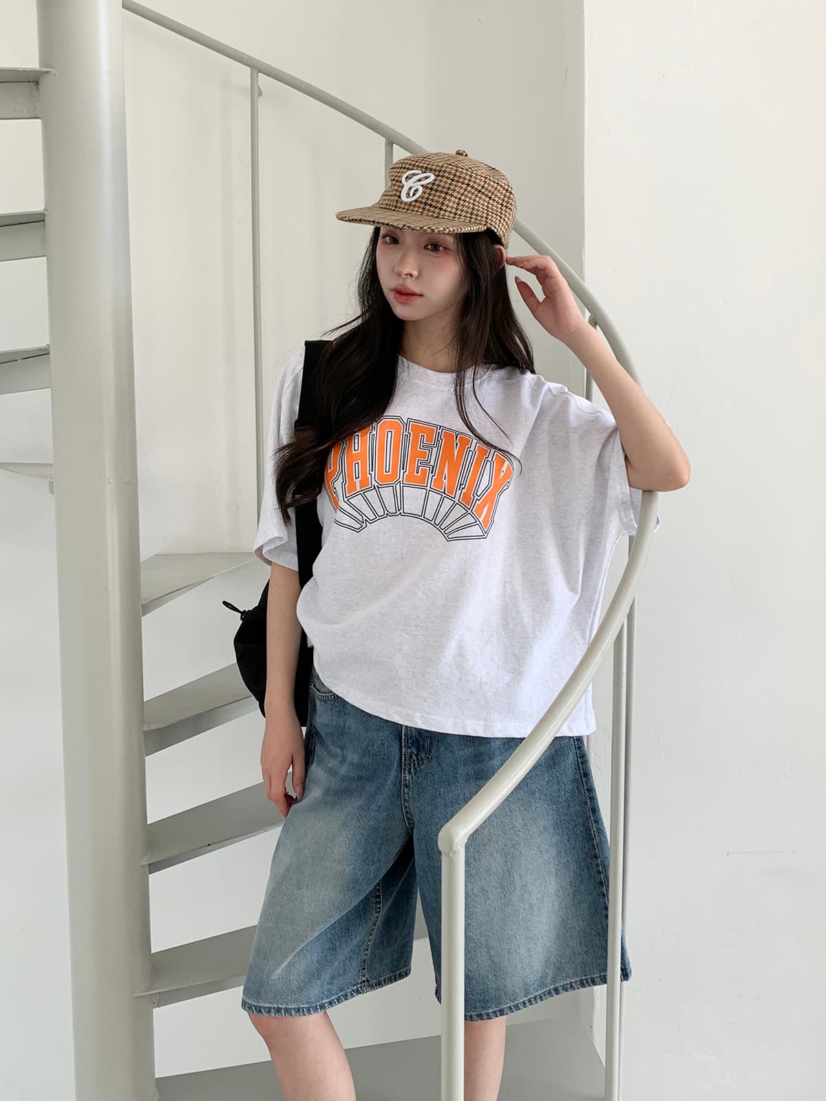 Phoenix Stingray T-shirt (Boxy fit, big size, loose fit, oversized fit, American casual style) - 이미지 3