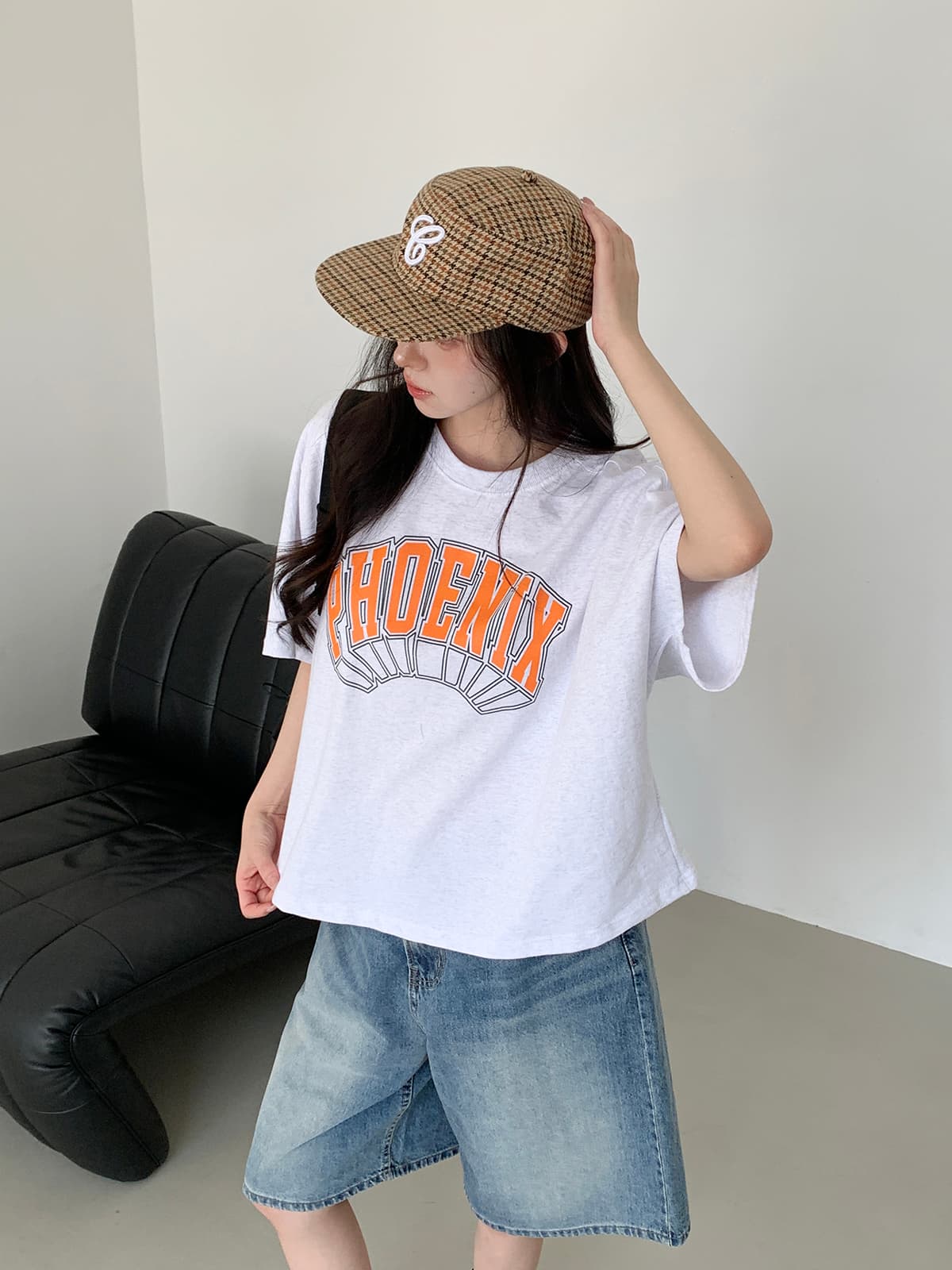 Phoenix Stingray T-shirt (Boxy fit, big size, loose fit, oversized fit, American casual style) - 이미지 5