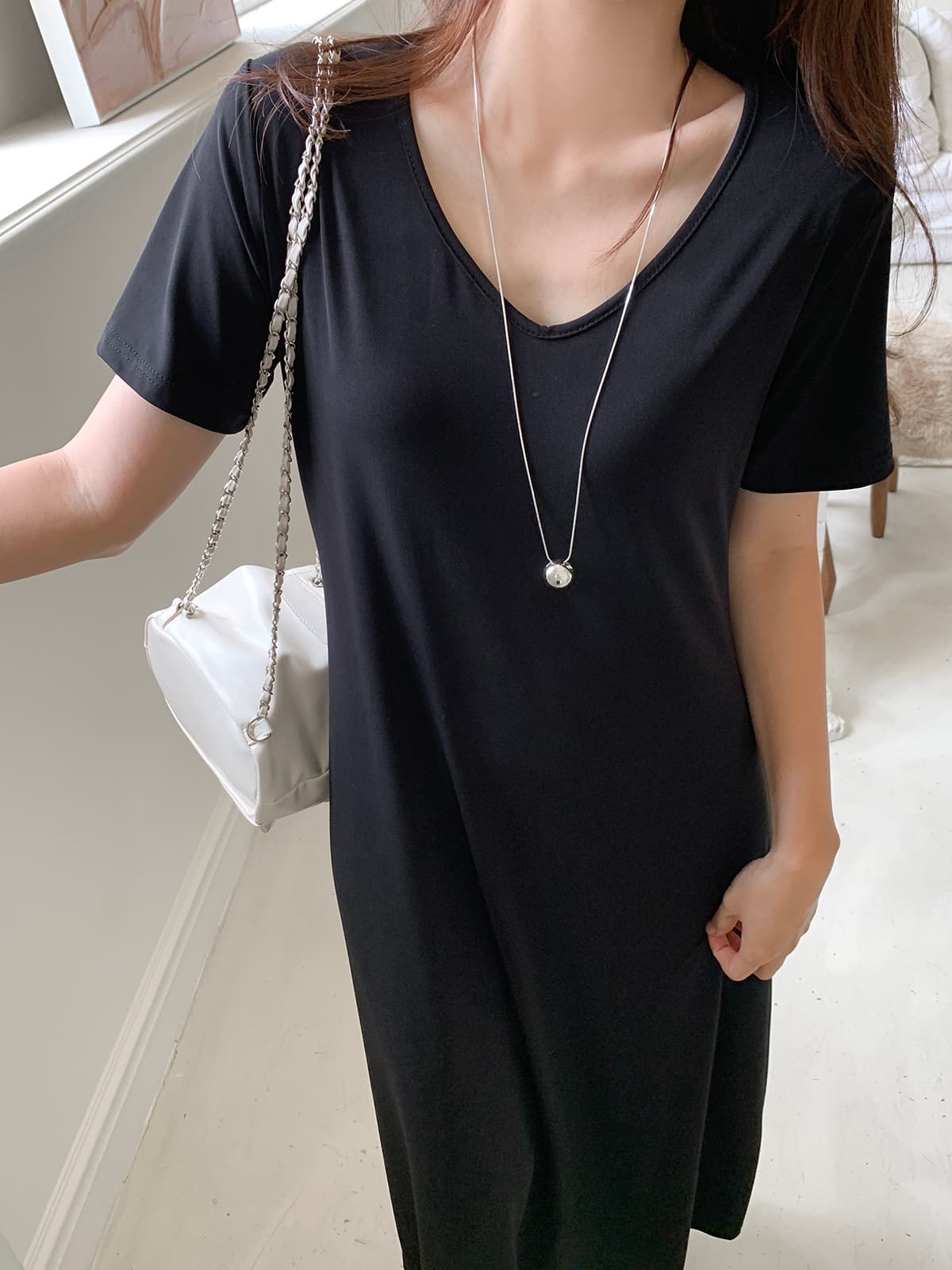UV Long Dress (Cooling Spandex Long Dress, Home Wear, Lower Body Cover) - 이미지 3