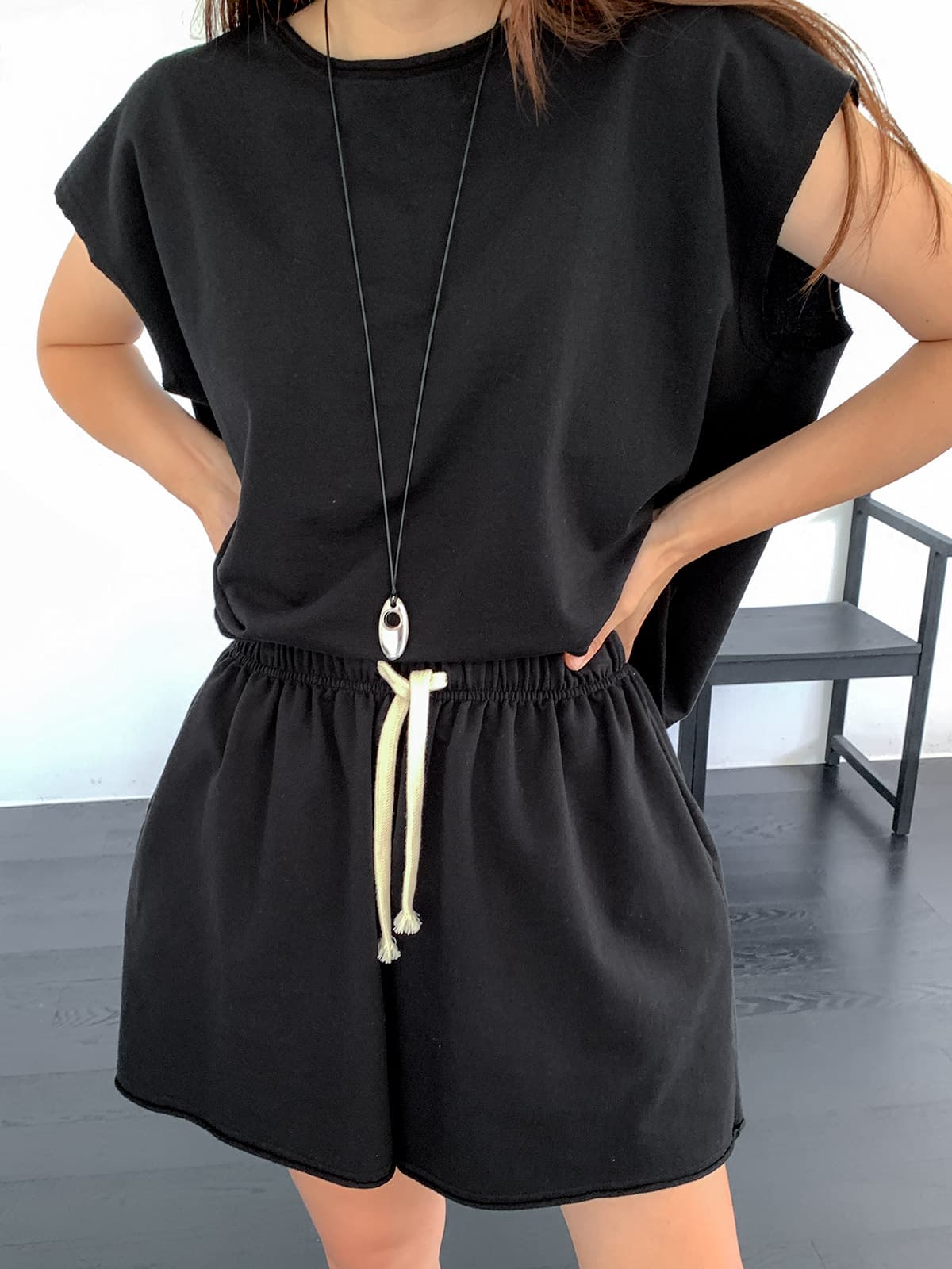 Raw Label Set (Summer Vest Vintage Raw Label Set-up Layered) - 이미지 2