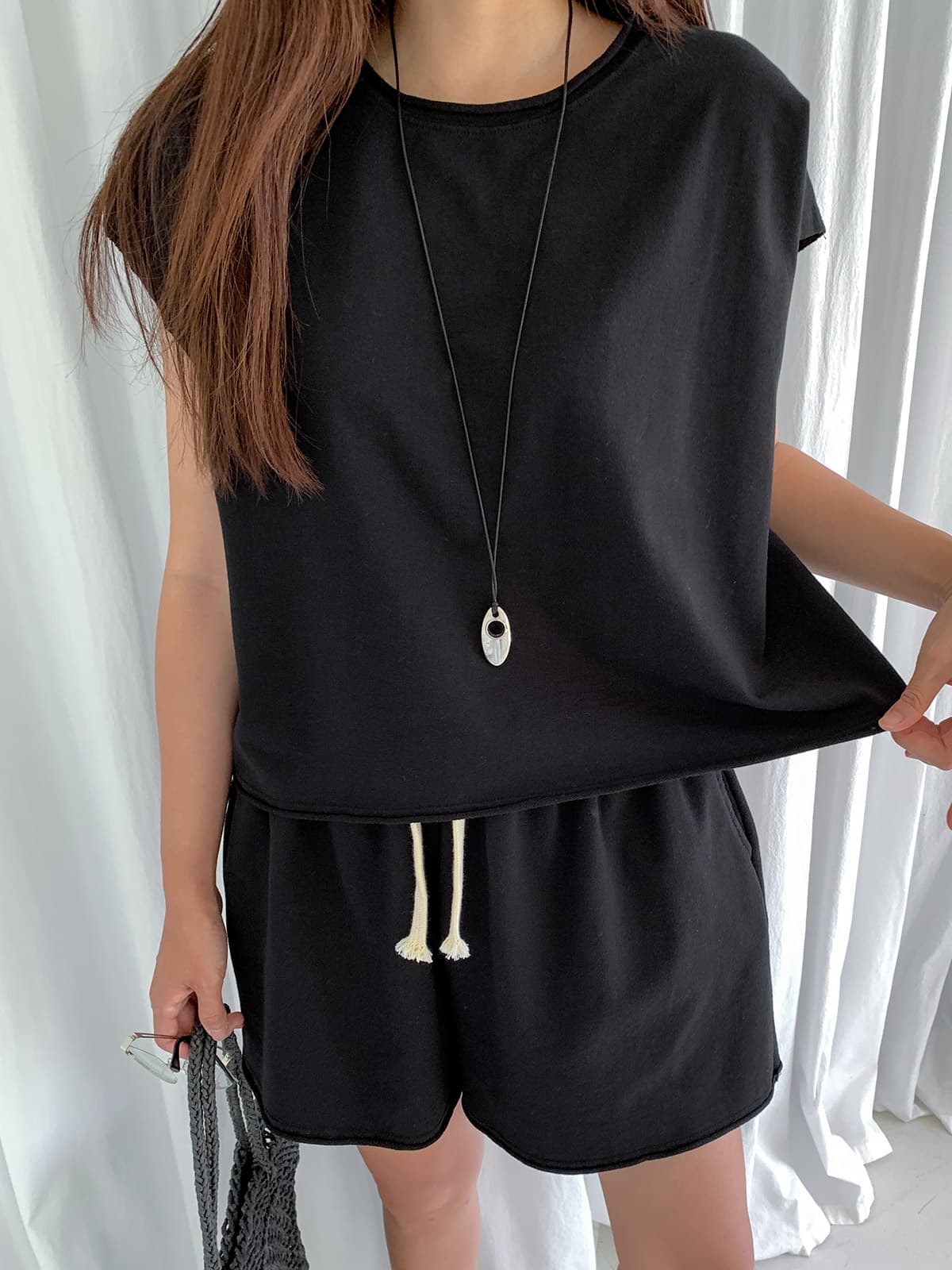 Raw Label Set (Summer Vest Vintage Raw Label Set-up Layered) - 이미지 1