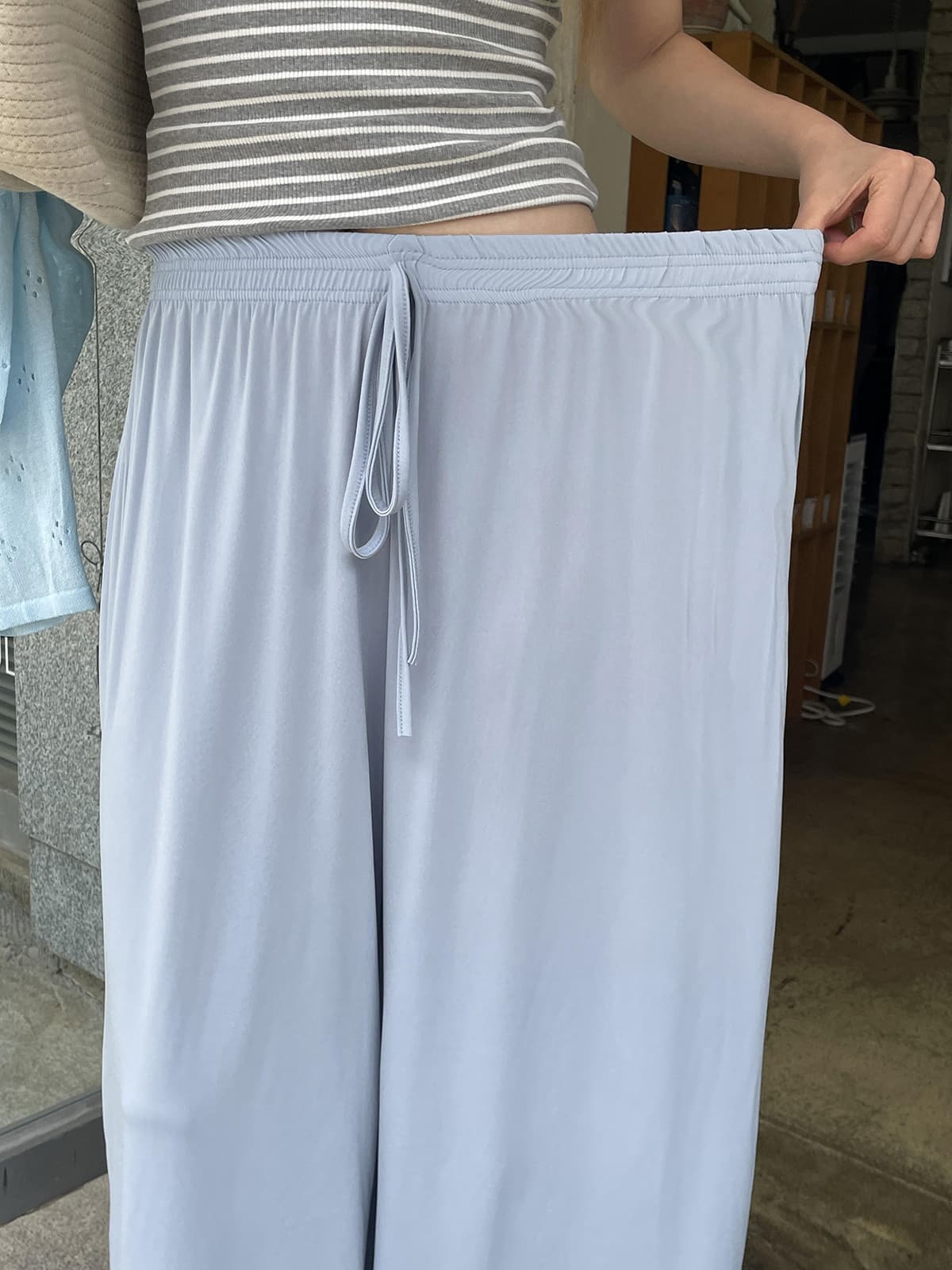 Edicool PT (Cool Wide Elastic Wide Ice Cooling Flowy Spandex Pants) - 이미지 5