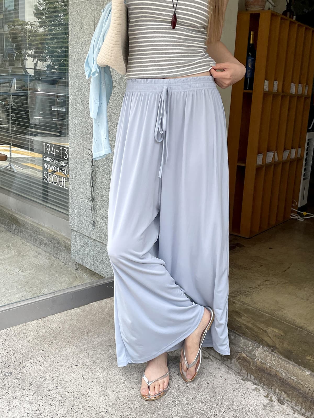 Edicool PT (Cool Wide Elastic Wide Ice Cooling Flowy Spandex Pants) - 이미지 2