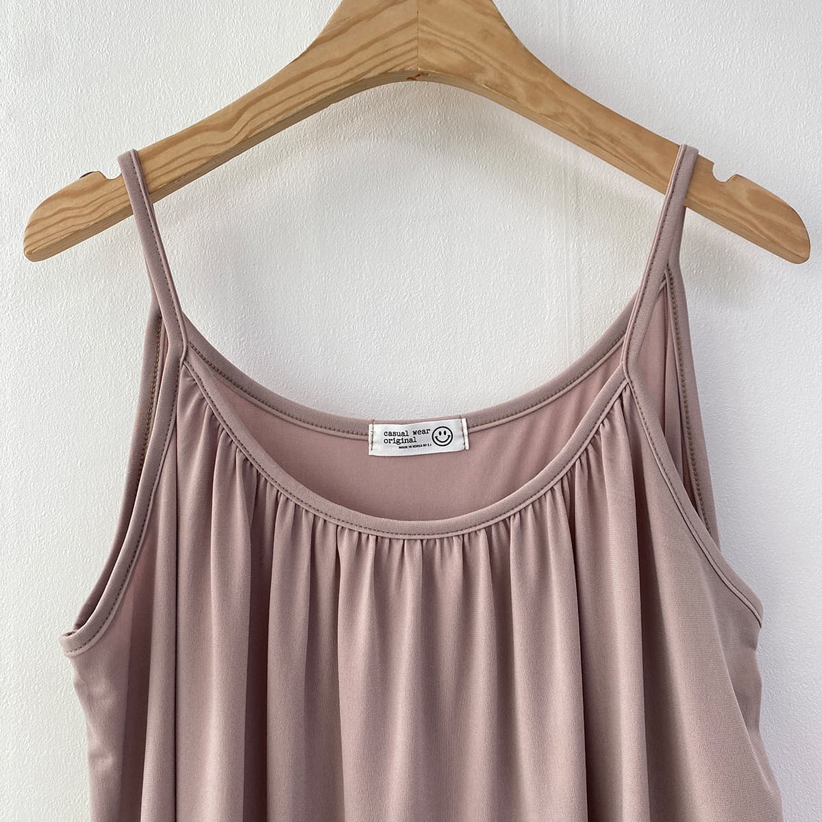 Edie Strap Sleeveless (Sleeveless top, inner layering, shirred sleeveless, flared sleeveless, flowy, spandex - 이미지 11