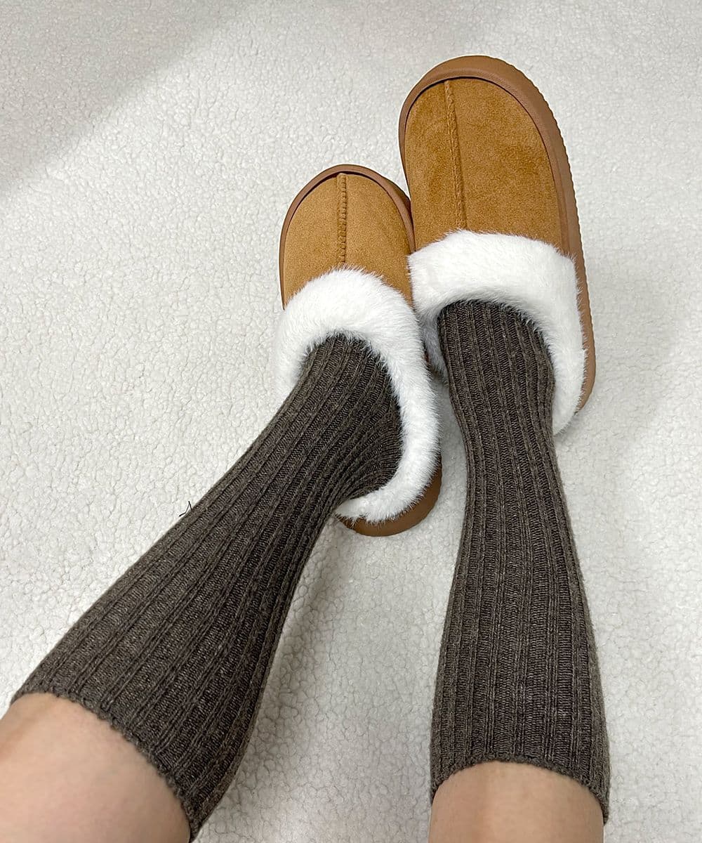 Sosom Naul Women's Socks Heathered Socks Winter Thick - 이미지 5