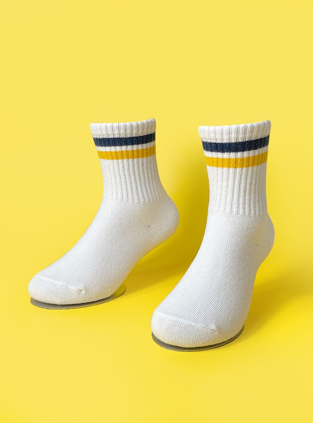 Sosom Two-Ring Socks Mom & Kids Striped Couple Socks up to Size 250 - 이미지 13