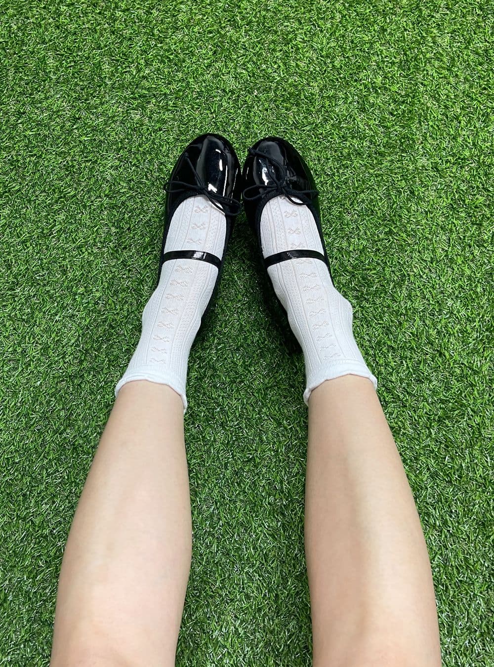Sosom Mood Ribbon Punching Socks 4 Colors New Summer Arrival Thin Socks for Transitional Season - 이미지 15