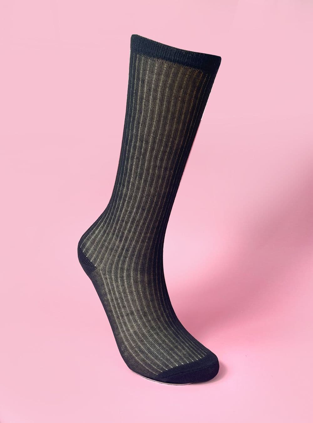 Sosom Airy Pleated Knee Socks Punching Transitional Summer Socks - 이미지 15