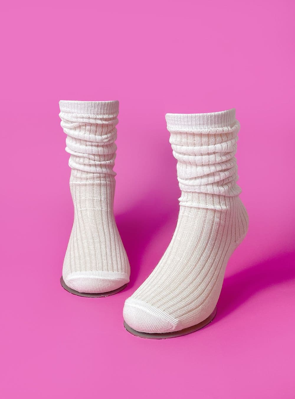 Sosom Airy Pleated Knee Socks Punching Transitional Summer Socks - 이미지 13