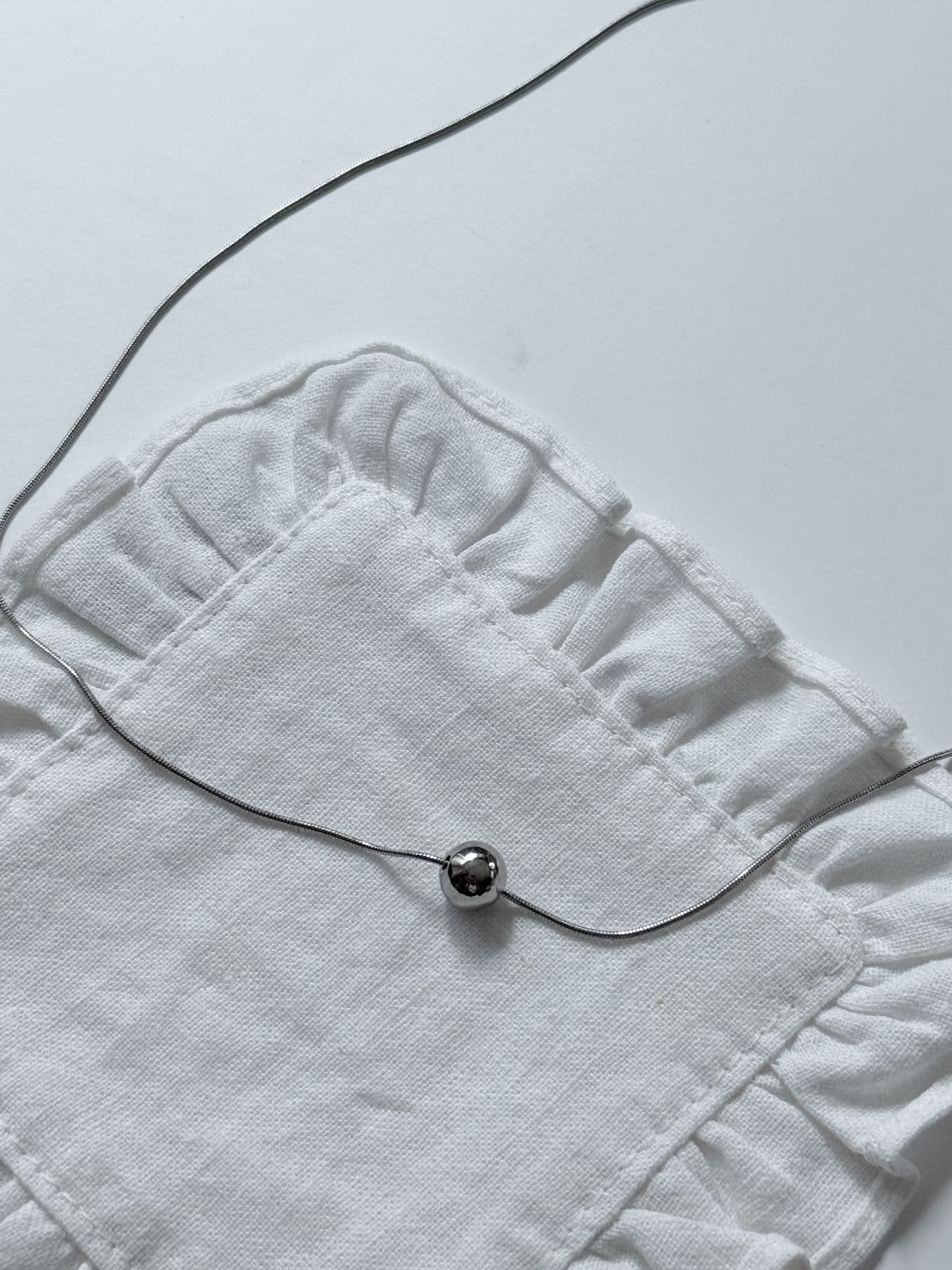 Mini Bead Necklace, Surgical Steel, Coordinating Item, General Goods, Accessory, Simple, Adjustable Length N1213 - 이미지 6