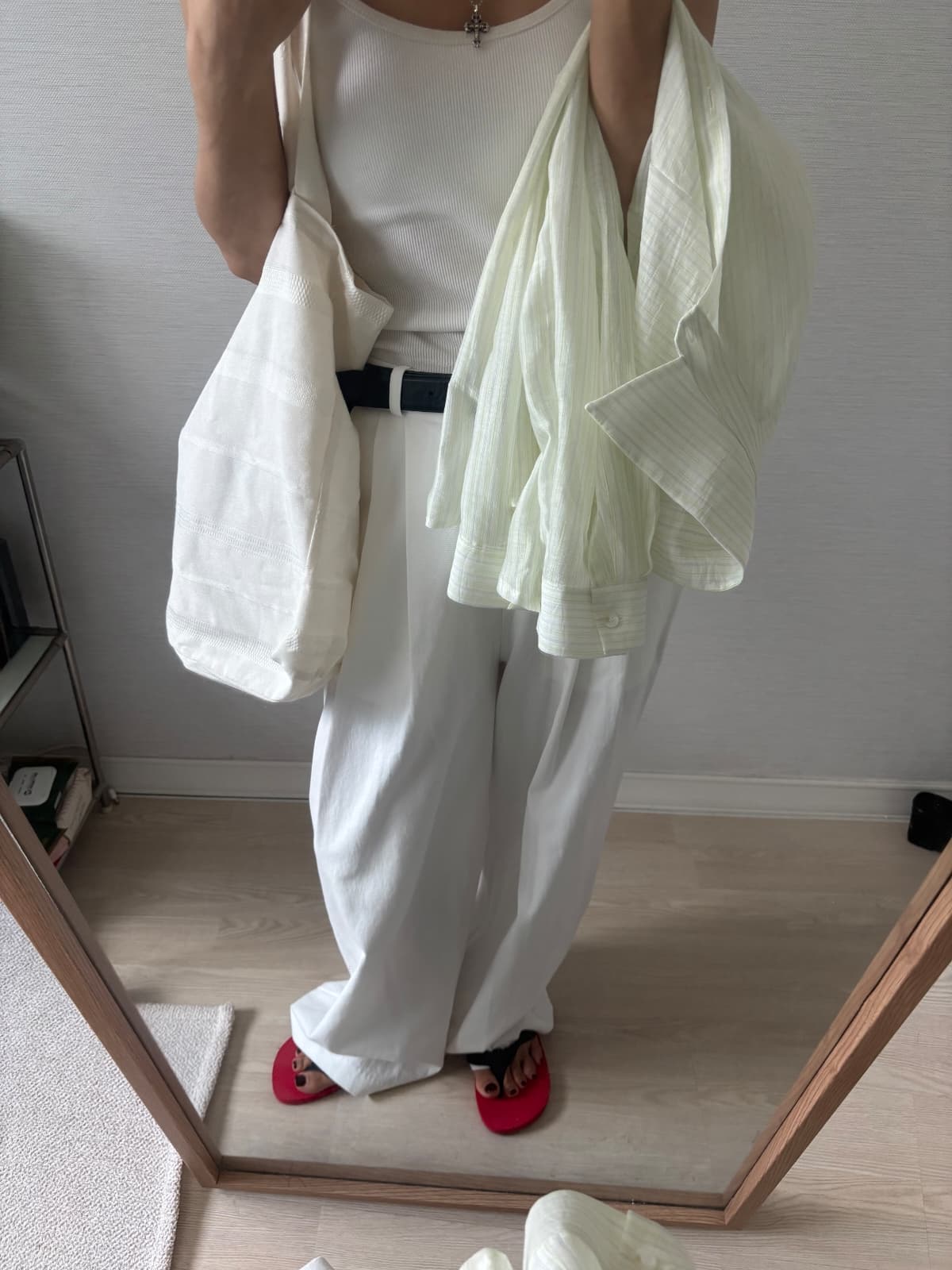 See-through rainbow shirt - 이미지 9