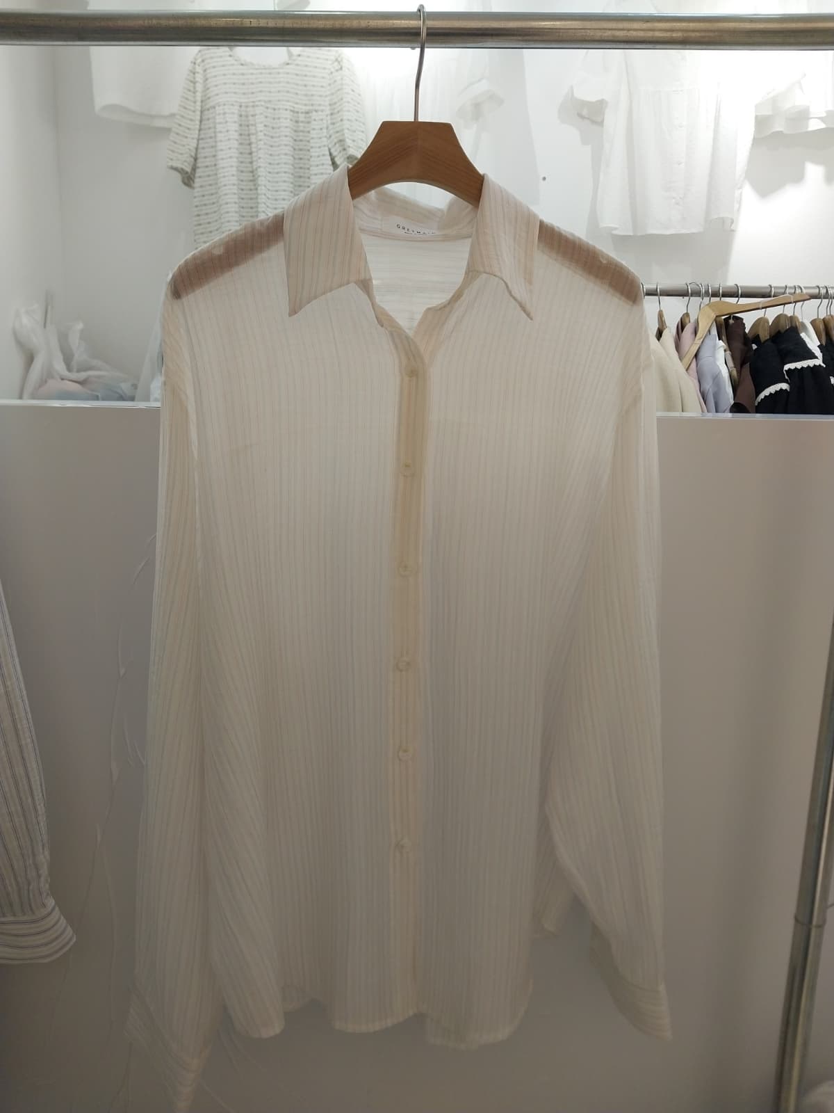 See-through rainbow shirt - 이미지 16