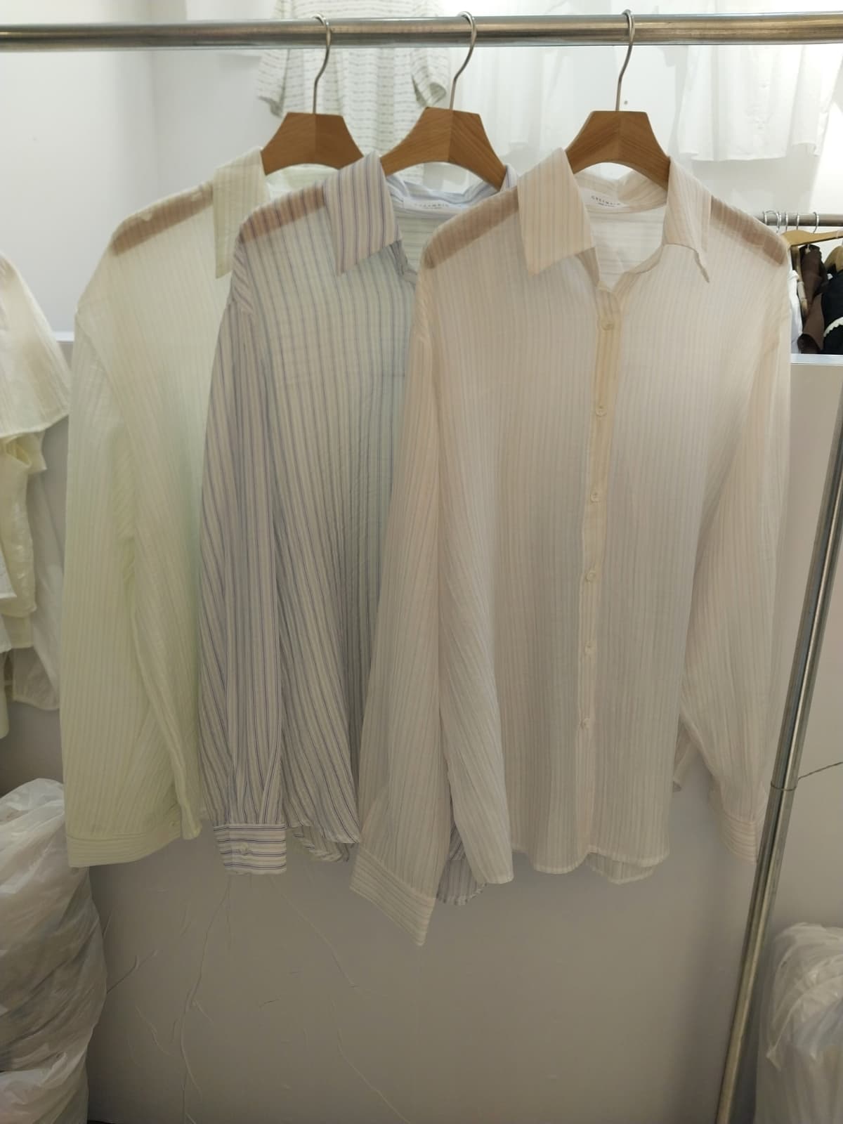 See-through rainbow shirt - 이미지 15