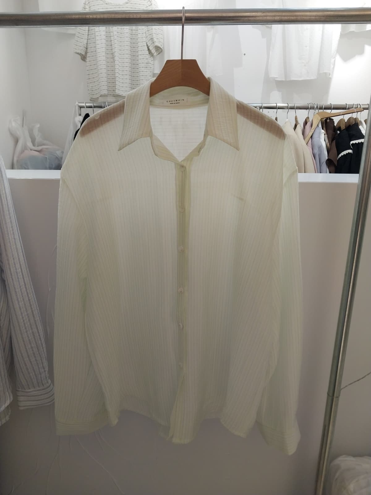 See-through rainbow shirt - 이미지 18