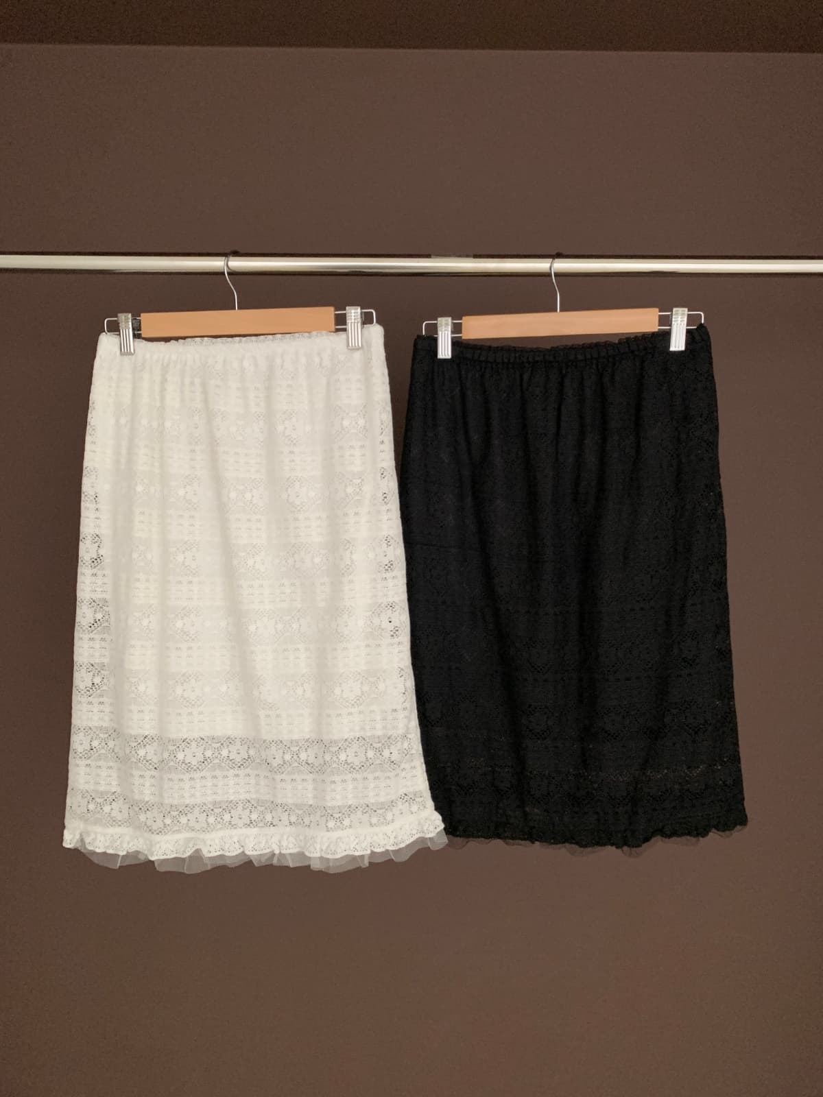 Layered dress banding skirt - 이미지 15