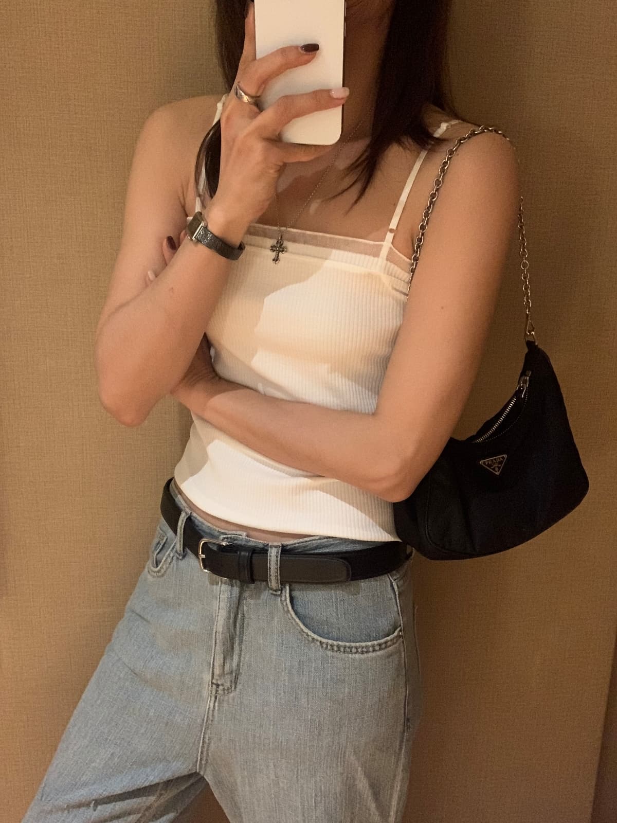 Powder frill sleeveless top - 이미지 8
