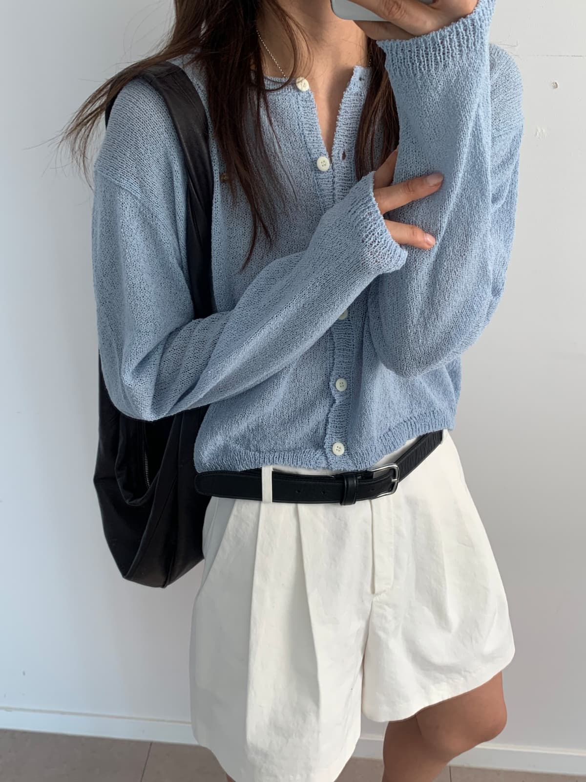 Cooling croquis cardigan - 이미지 1