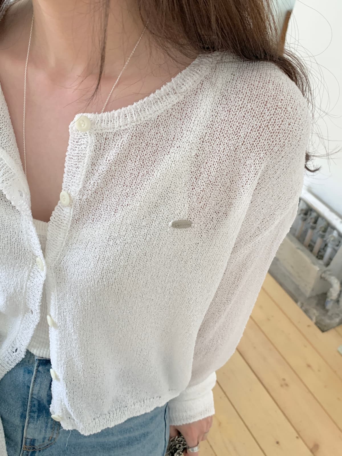 Cooling croquis cardigan - 이미지 6