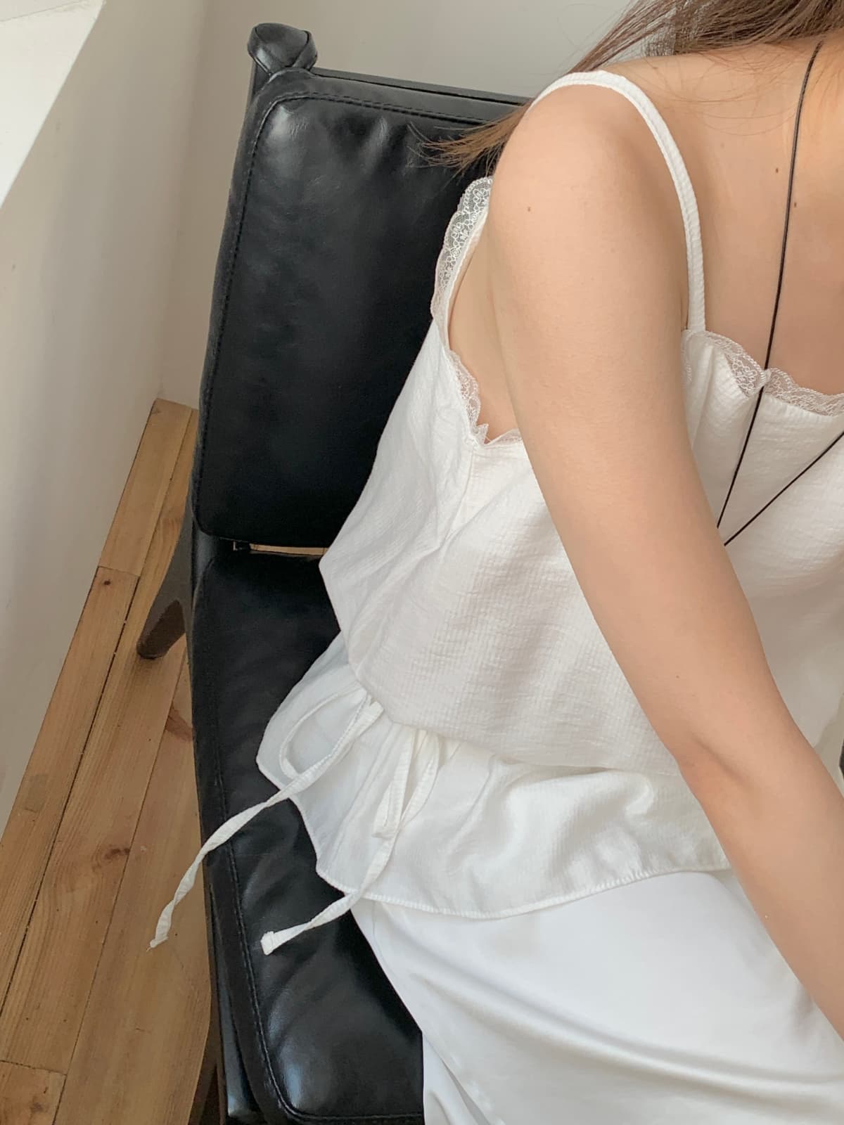 Angel Lace Slip Top - 이미지 2