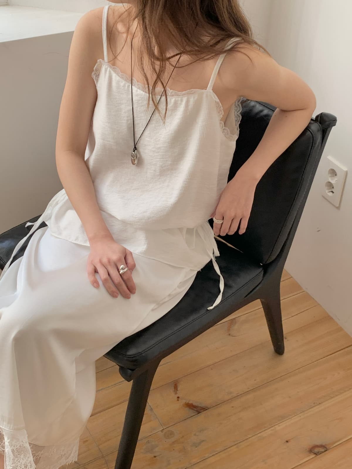 Angel Lace Slip Top - 이미지 5