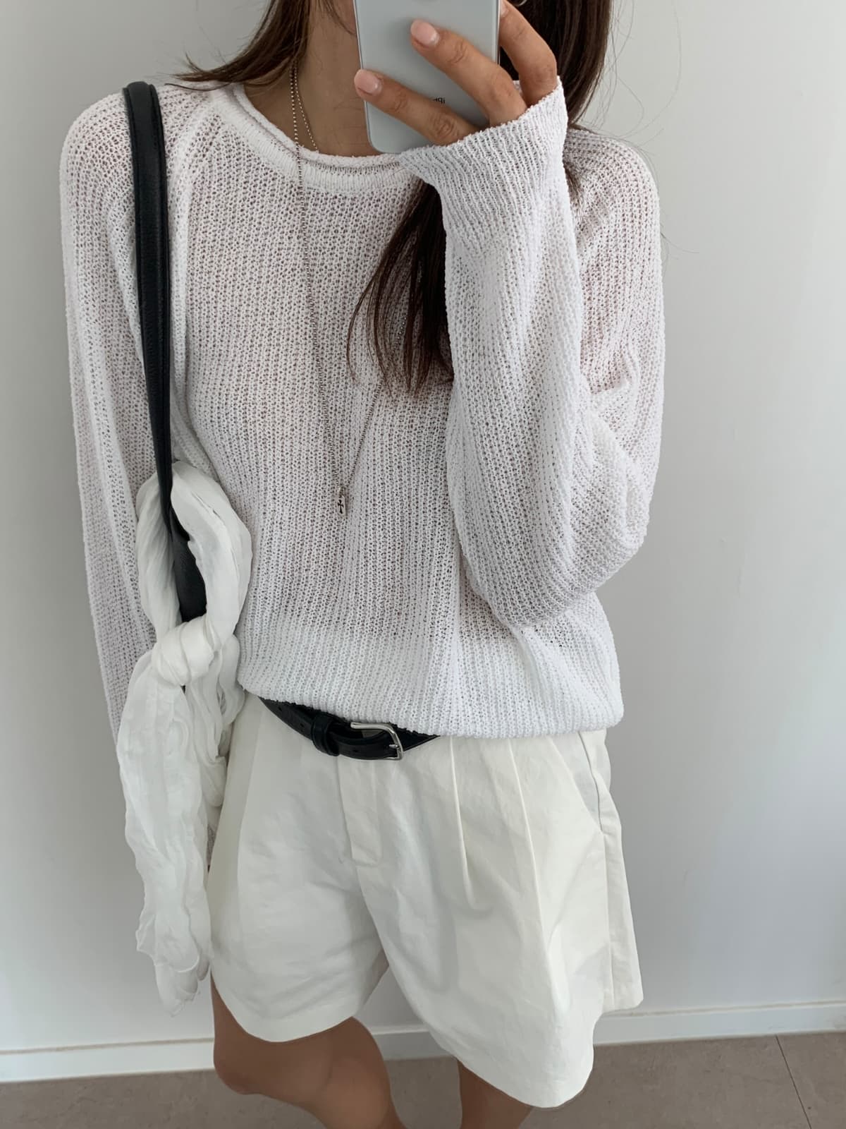 Summer-like boucle knit - 이미지 1