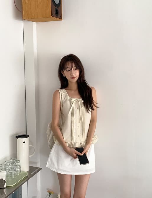 panel skirt-pants - 이미지 3