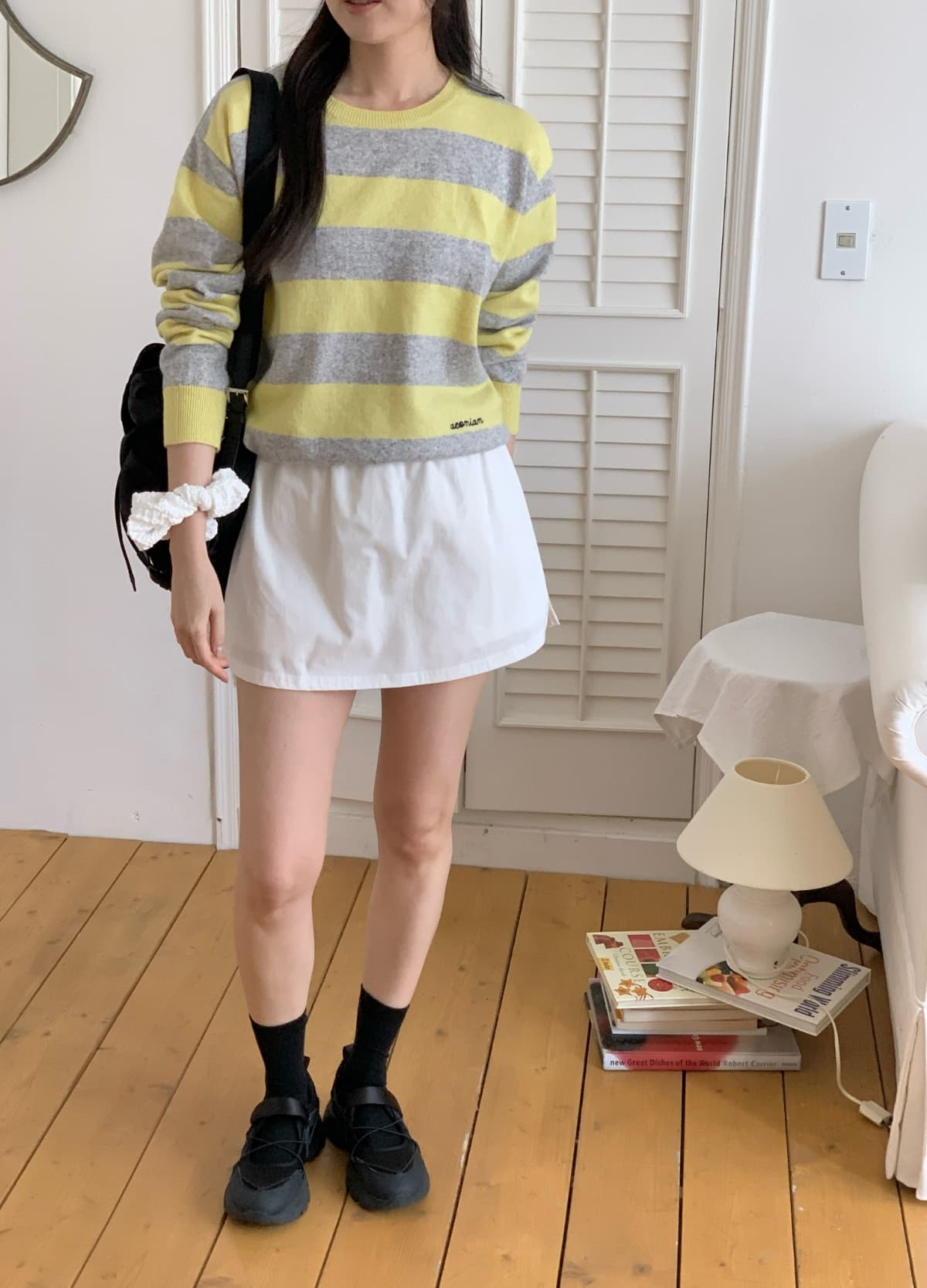 panel skirt-pants - 이미지 7