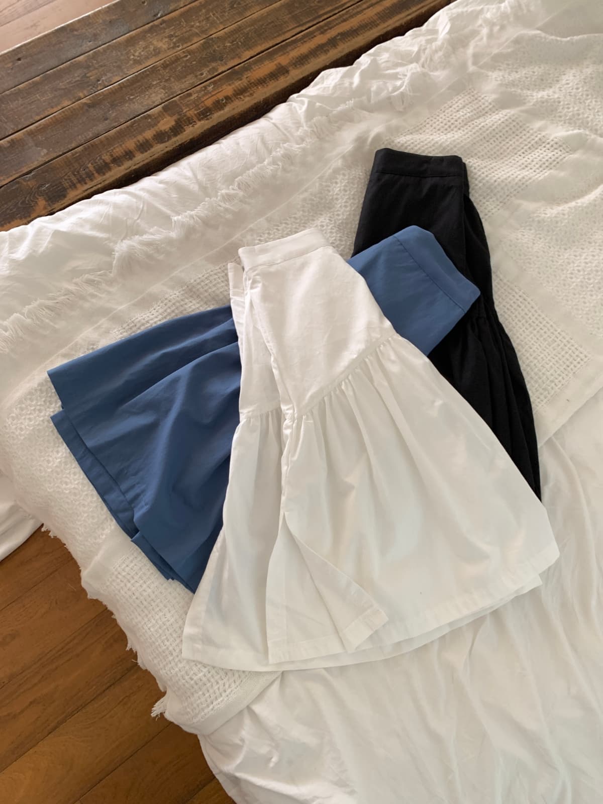 Half frill skirt - 이미지 4