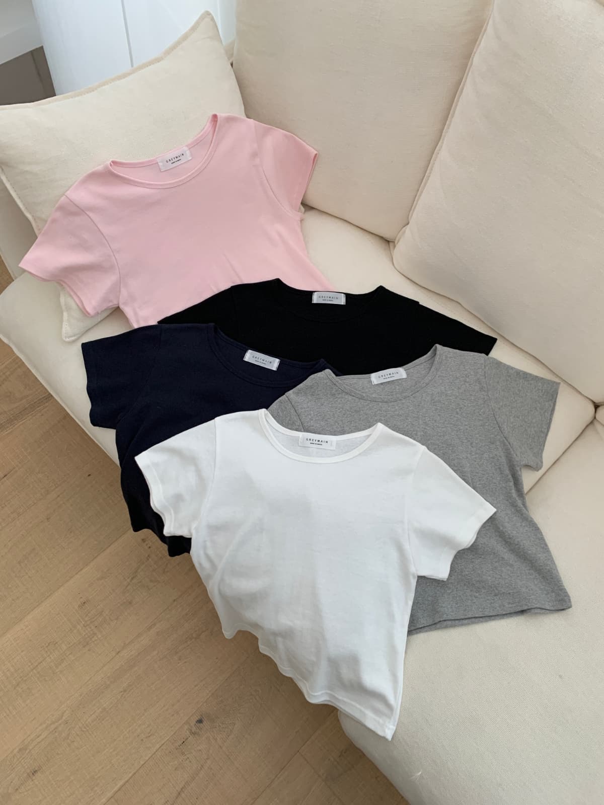 Perfect Fit Crop Short Sleeve T-shirt - 이미지 13