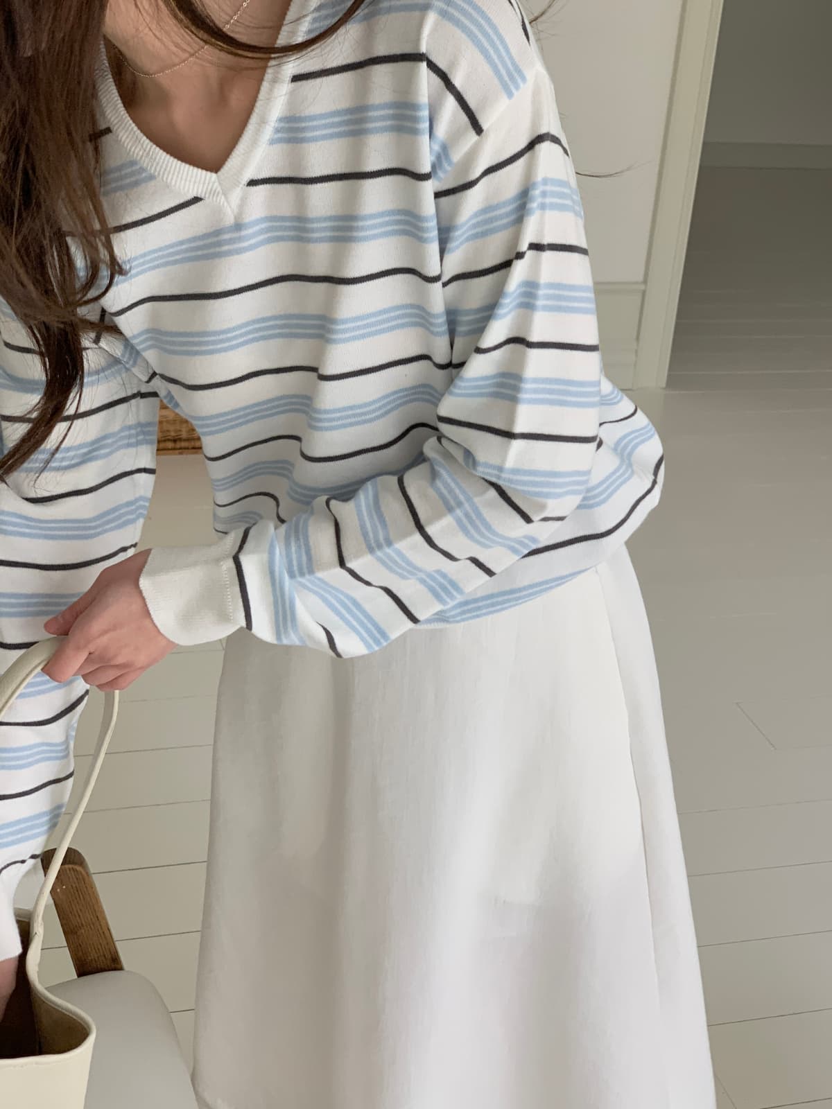 Light V-Singagar Knit - 이미지 9