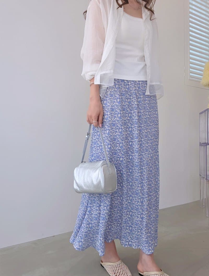 See-through layered crop shirt - 이미지 5