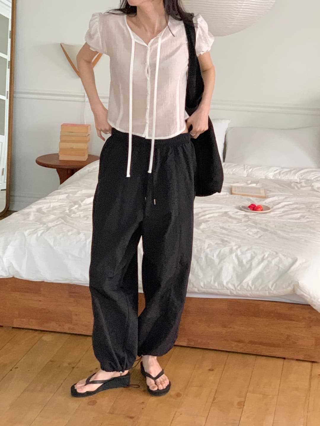 Serin Shirring Blouse - 이미지 11