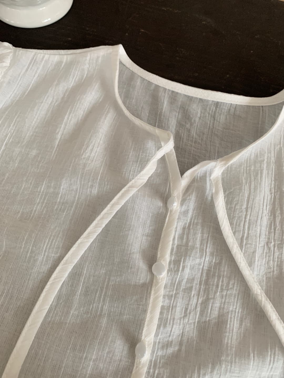 Serin Shirring Blouse - 이미지 16