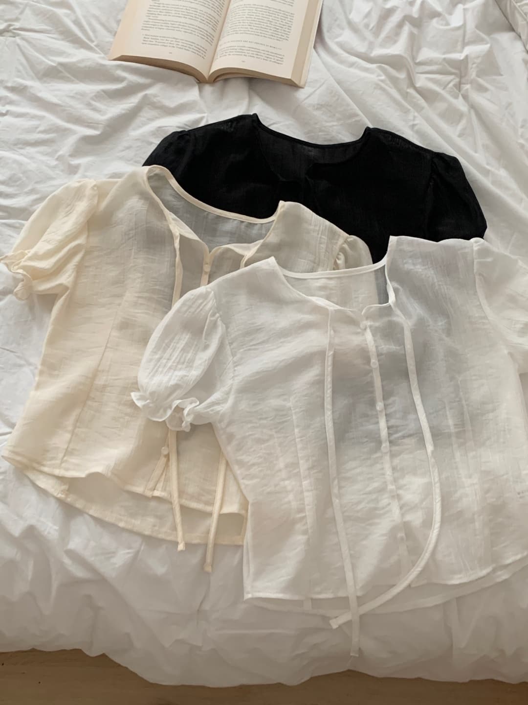 Serin Shirring Blouse - 이미지 13