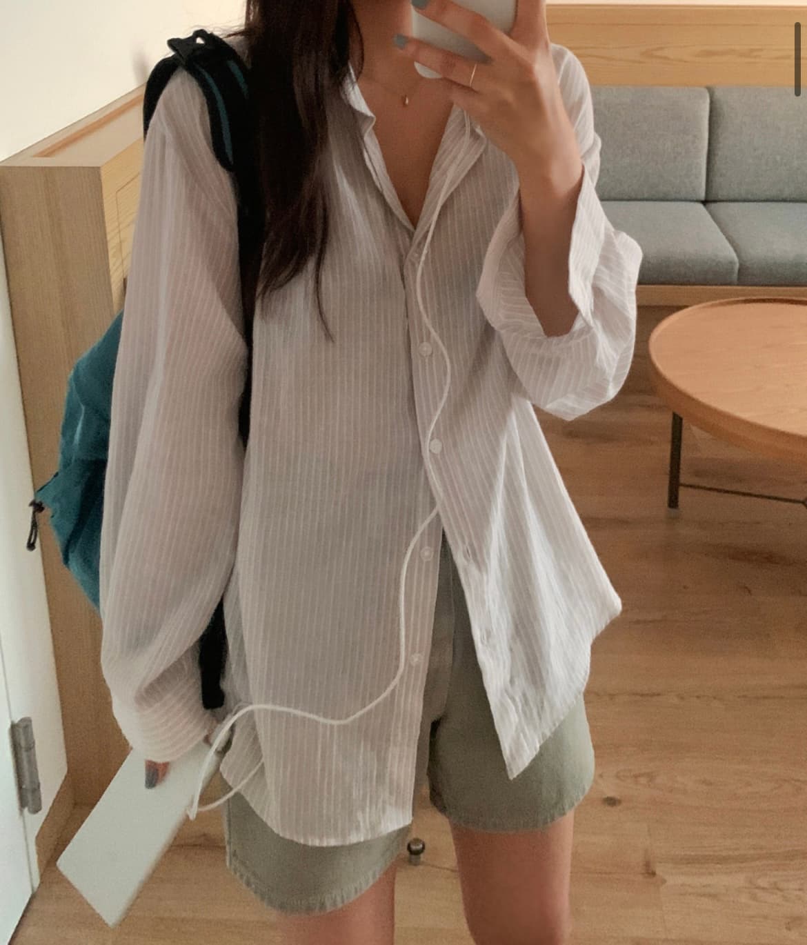 Ella Summer Stripe Shirt - 이미지 9