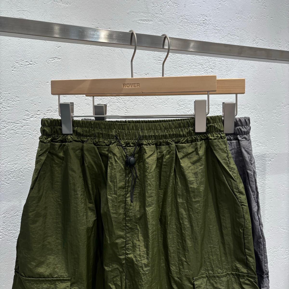 Washer Nylon String Cargo Pants - 이미지 6