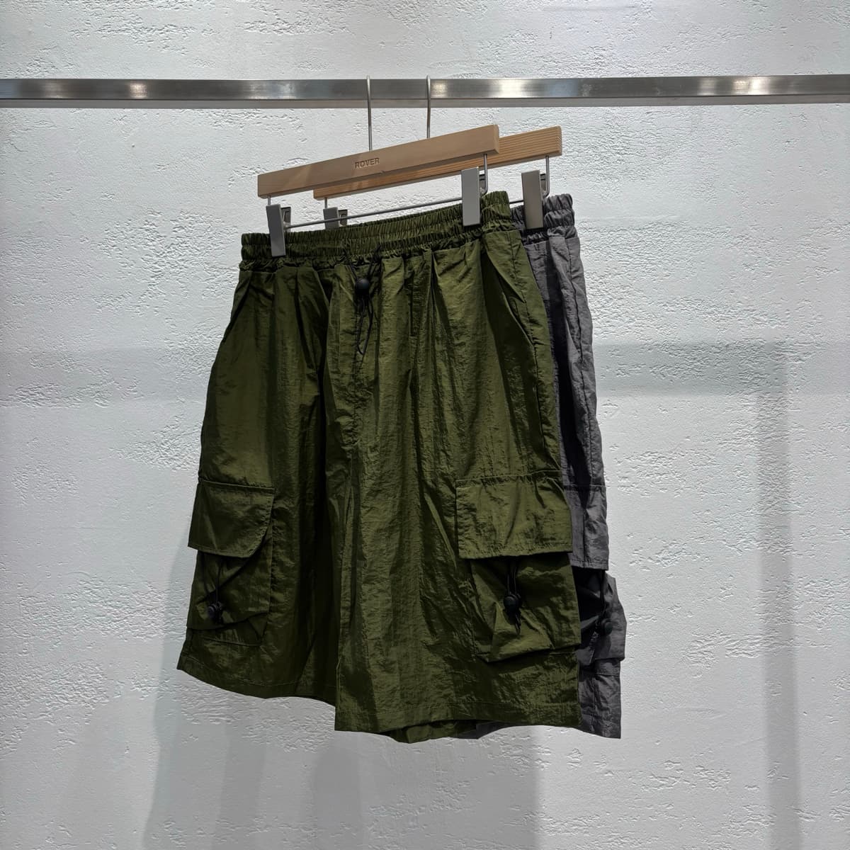 Washer Nylon String Cargo Pants - 이미지 4