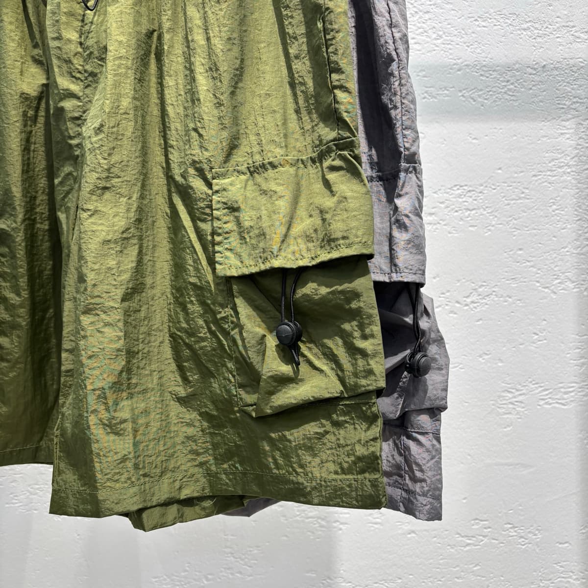 Washer Nylon String Cargo Pants - 이미지 5