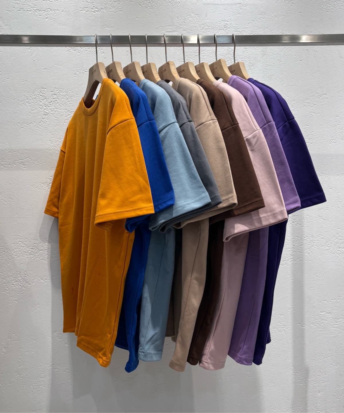 19 Colors Boxy Oversized Short Sleeve Tee - 이미지 2