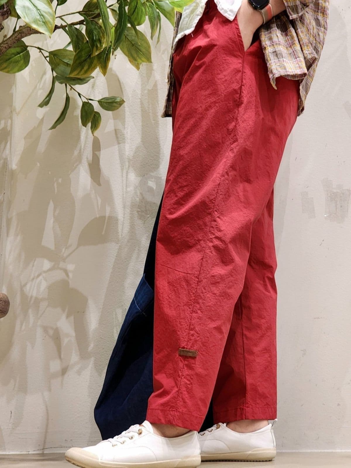 26SS) Summer Cool Vintage Pants Free Size (Spanish: 66.5) Washed (Washed) Crispy Summer Pants Elastic Waist Pants - 이미지 12
