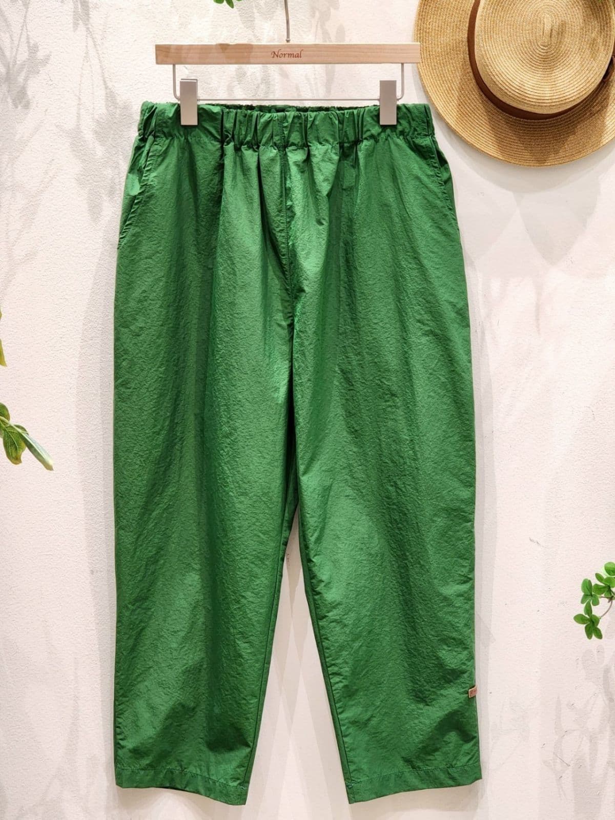 26SS) Summer Cool Vintage Pants Free Size (Spanish: 66.5) Washed (Washed) Crispy Summer Pants Elastic Waist Pants - 이미지 15