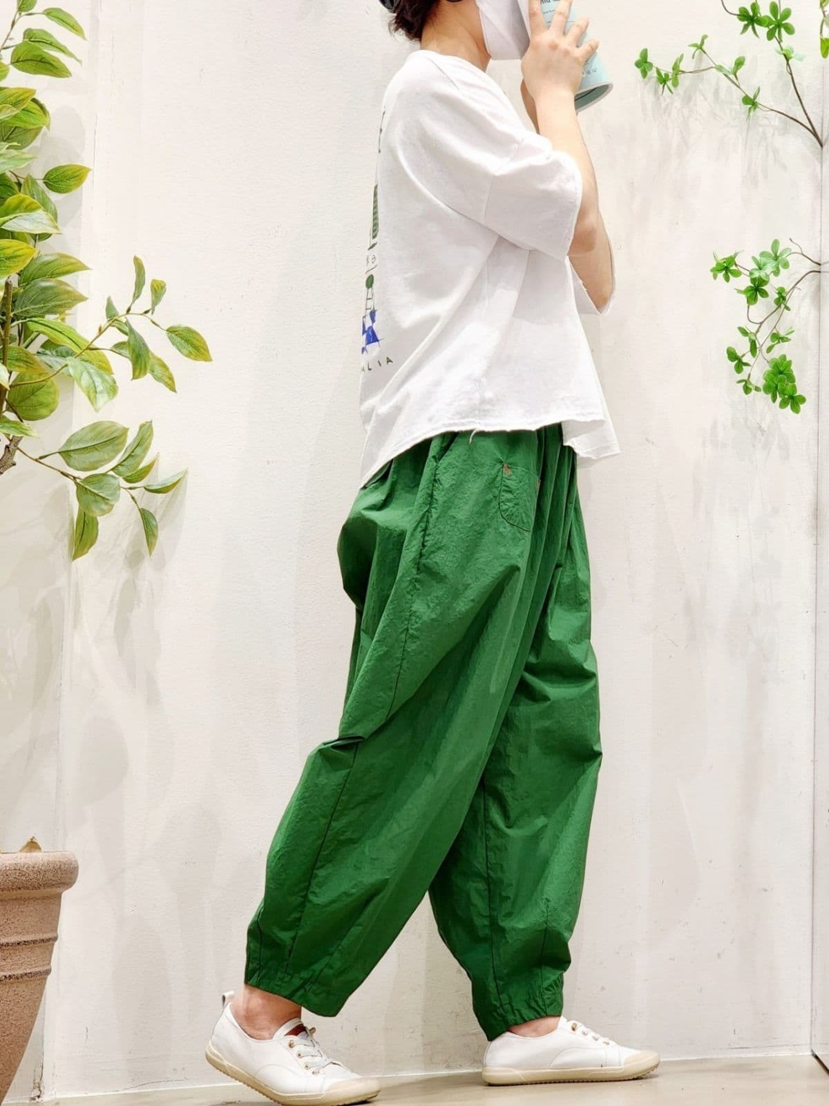 26SS Summer Cool Neo Vintage Baggy Pants Pumpkin Baggy Pumpkin Pants Rustling Summer Long Pants - 이미지 3