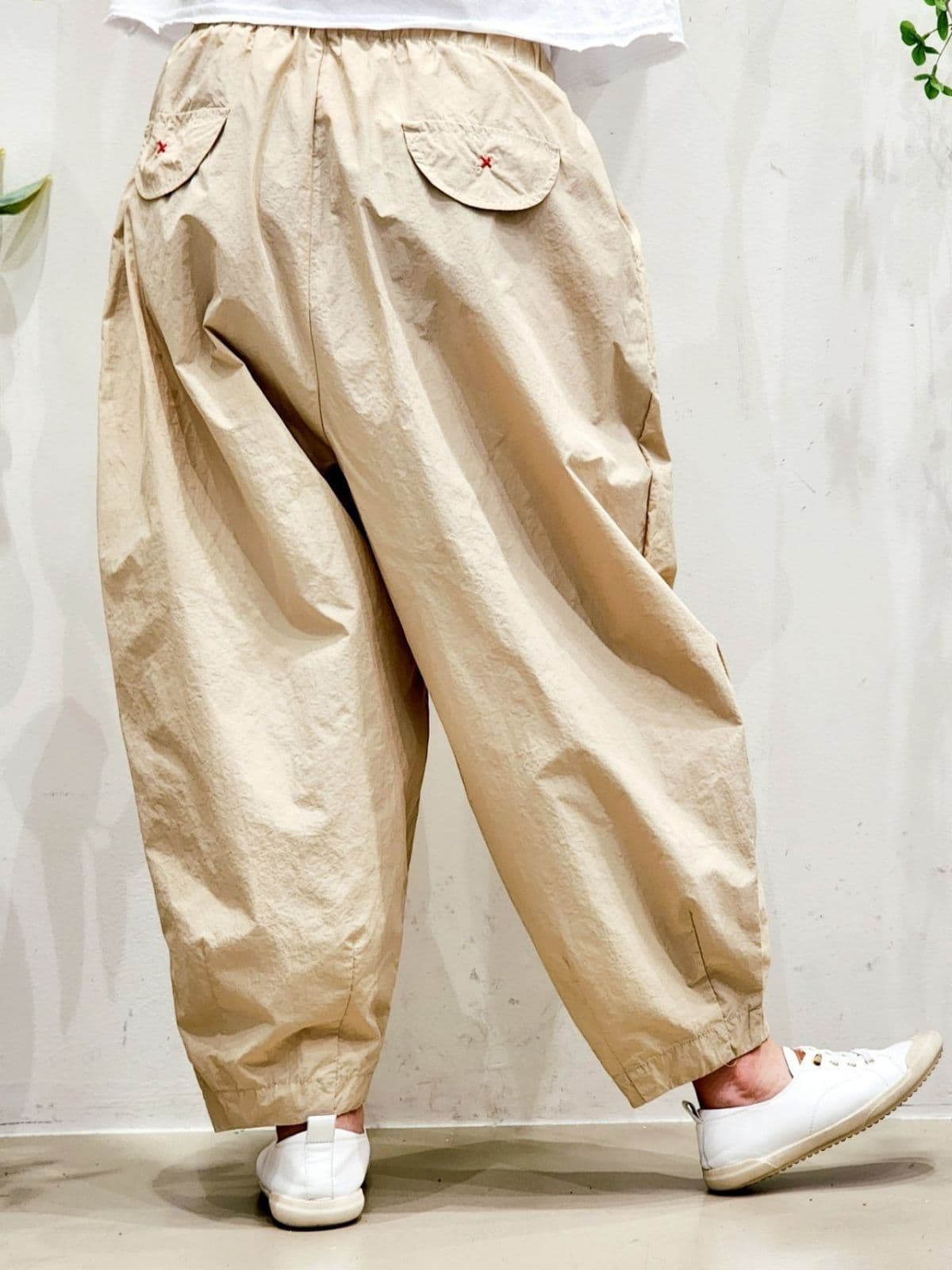 26SS Summer Cool Neo Vintage Baggy Pants Pumpkin Baggy Pumpkin Pants Rustling Summer Long Pants - 이미지 6